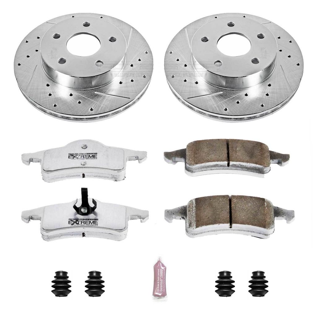 Z26 Drilled and Slotted Brake Rotors and Pads Kit