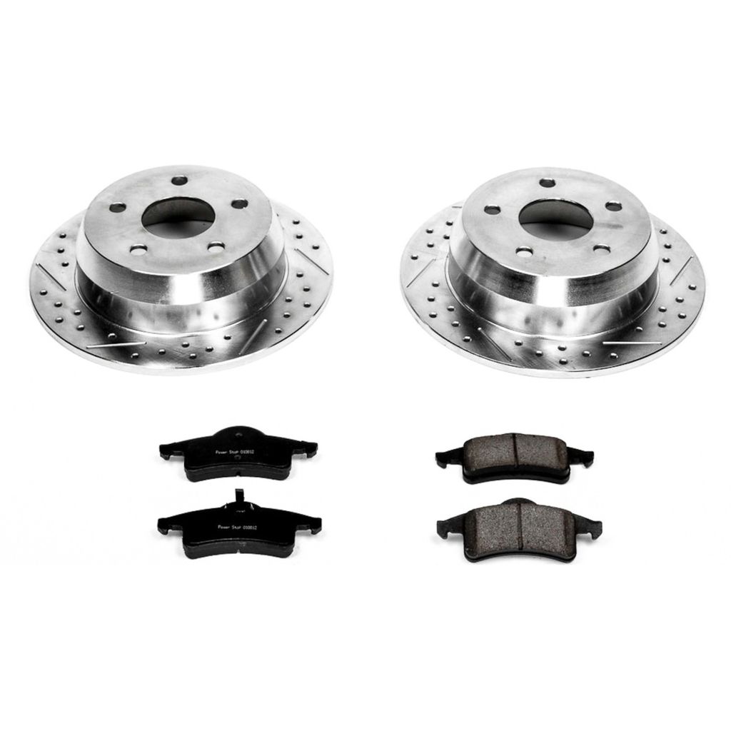 Z23 Drilled and Slotted Brake Rotors and Pads Kit