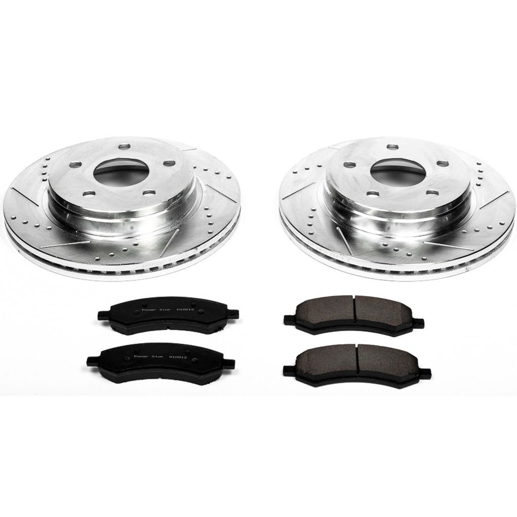 Z23 Drilled and Slotted Brake Rotors and Pads Kit