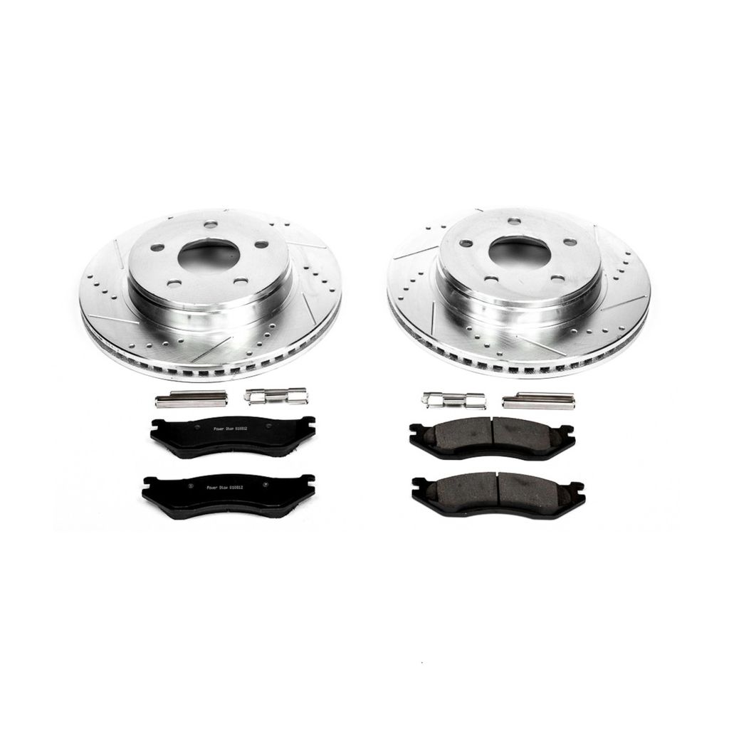 Z23 Drilled and Slotted Brake Rotors and Pads Kit
