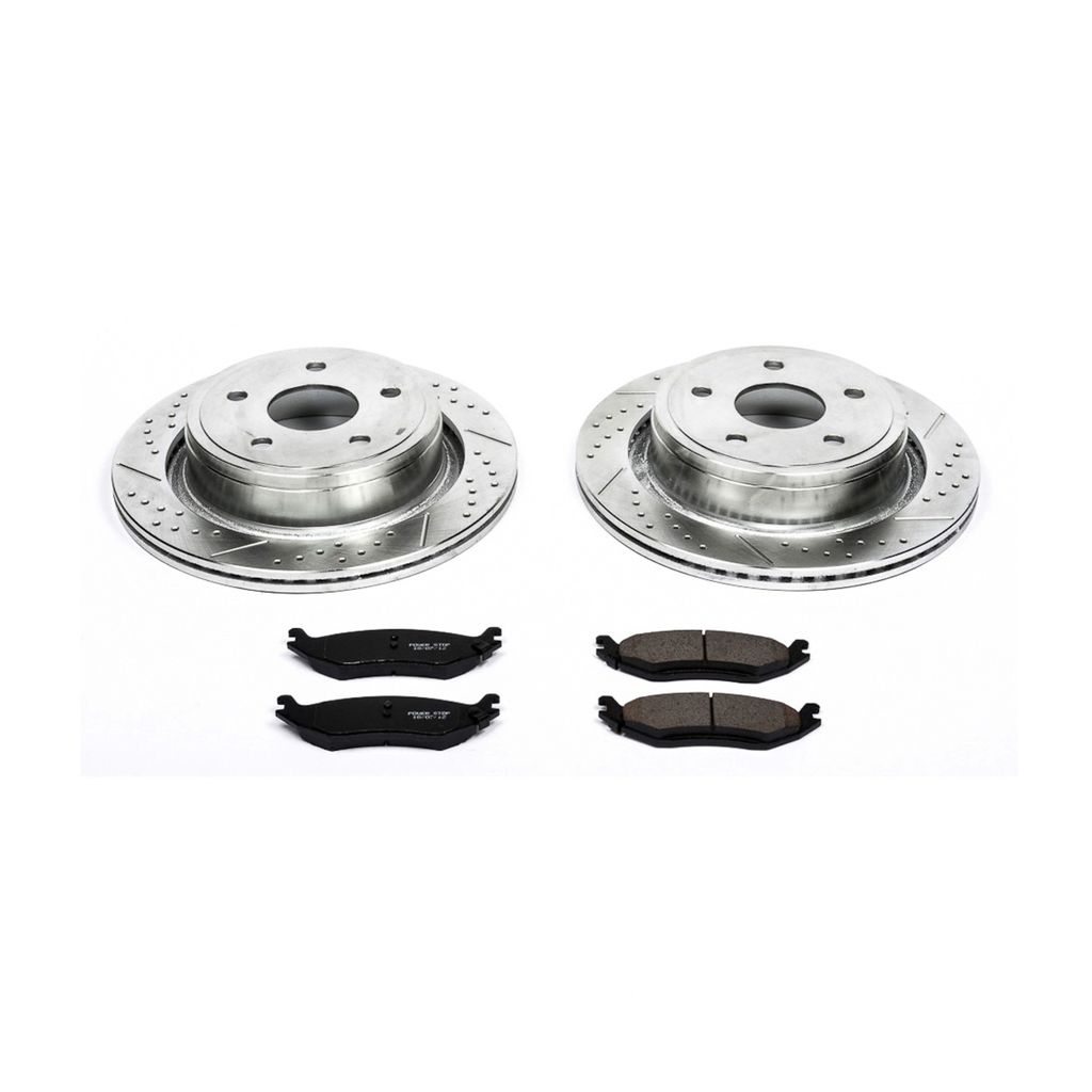 Z23 Drilled and Slotted Brake Rotors and Pads Kit