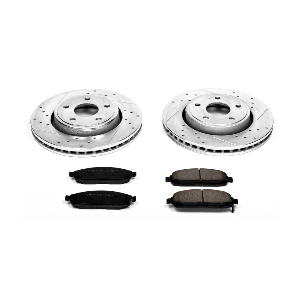 Z23 Drilled and Slotted Brake Rotors and Pads Kit