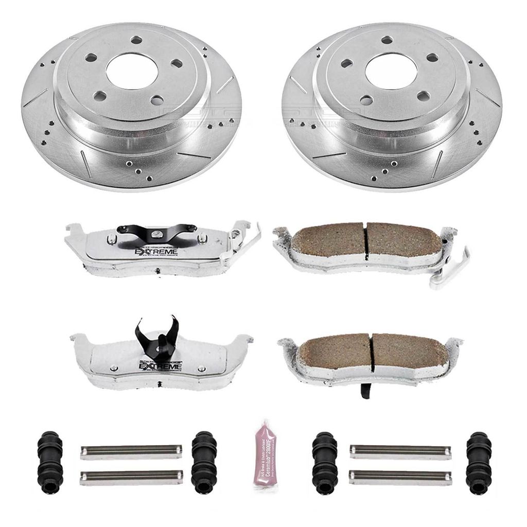 Z26 Drilled and Slotted Brake Rotors and Pads Kit