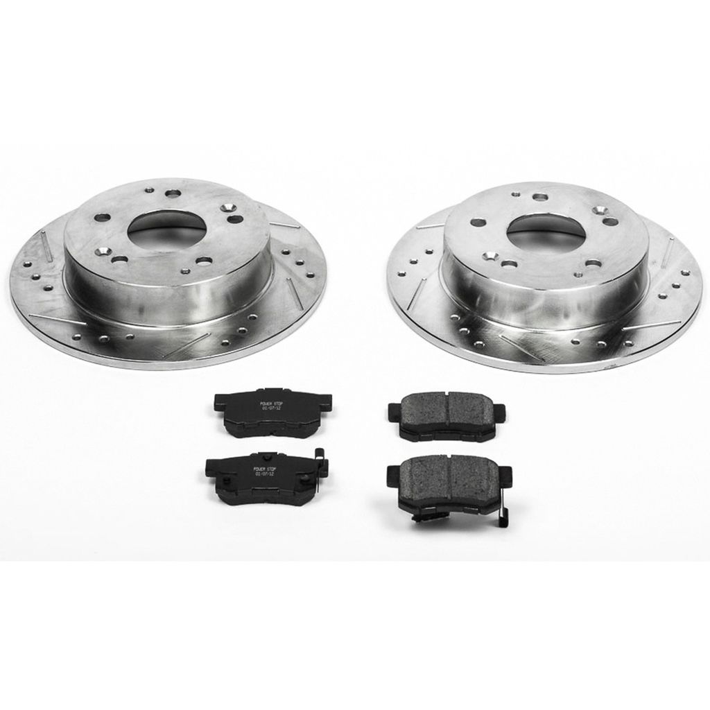 Z23 Drilled and Slotted Brake Rotors and Pads Kit