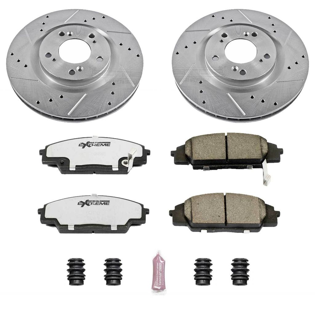 Z26 Drilled and Slotted Brake Rotors and Pads Kit