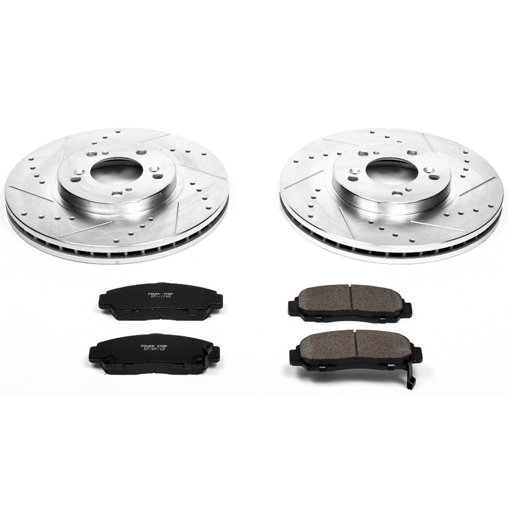 Z23 Drilled and Slotted Brake Rotors and Pads Kit