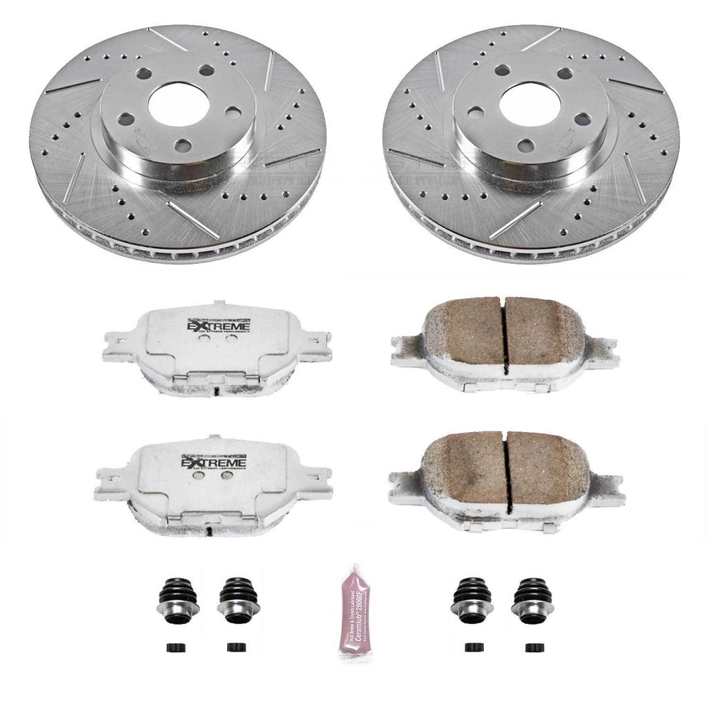 Z26 Drilled and Slotted Brake Rotors and Pads Kit