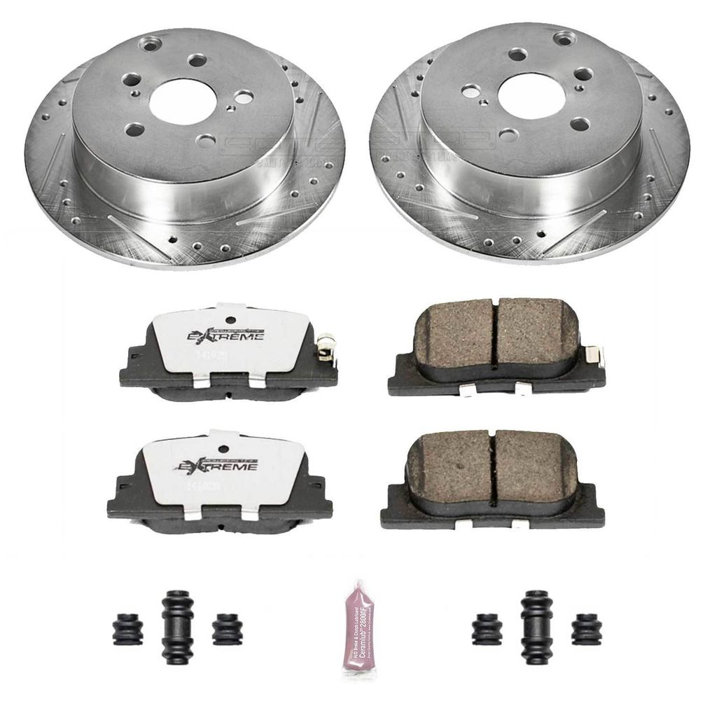 Z26 Drilled and Slotted Brake Rotors and Pads Kit