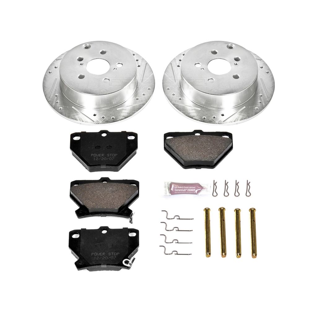 Z23 Drilled and Slotted Brake Rotors and Pads Kit