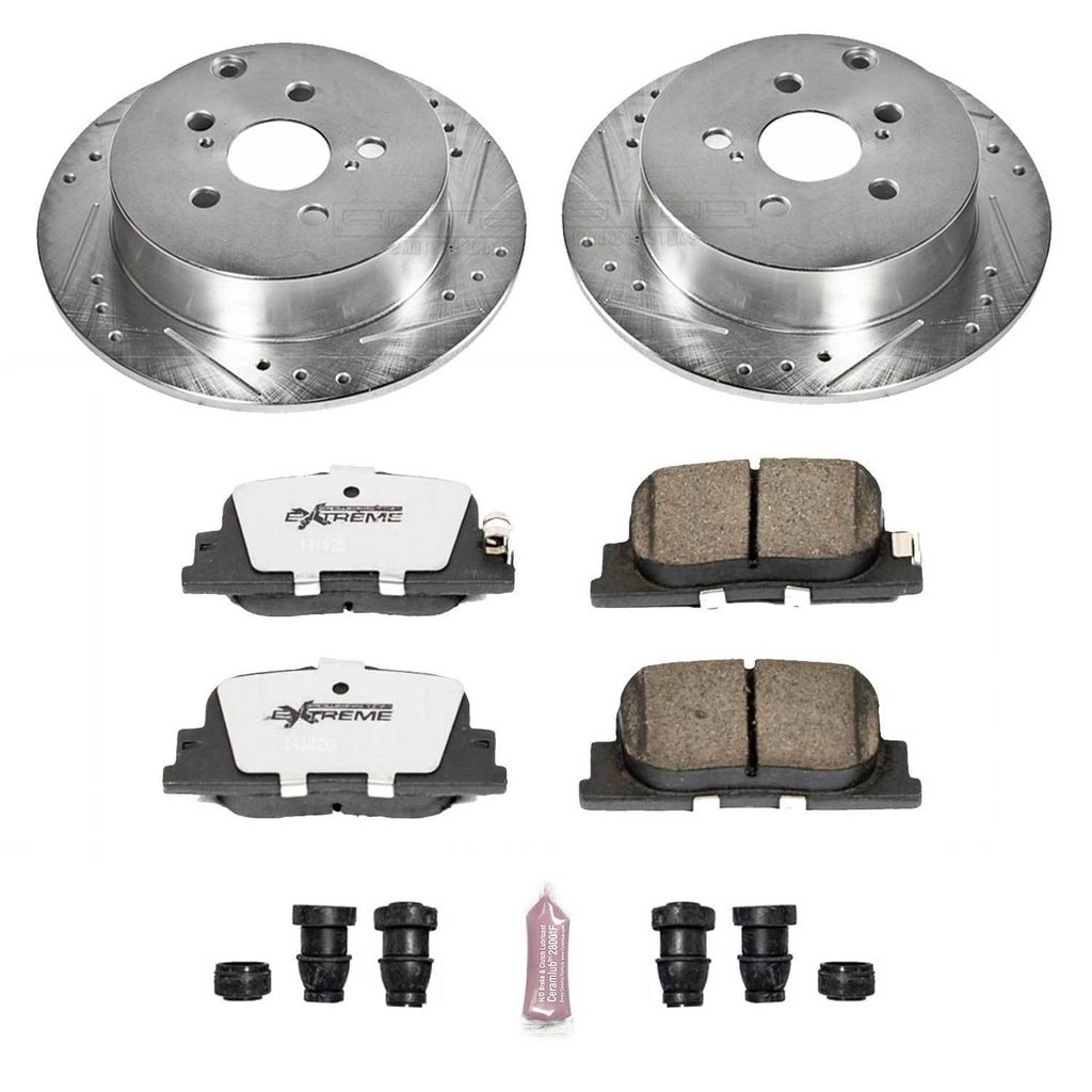 Z26 Drilled and Slotted Brake Rotors and Pads Kit