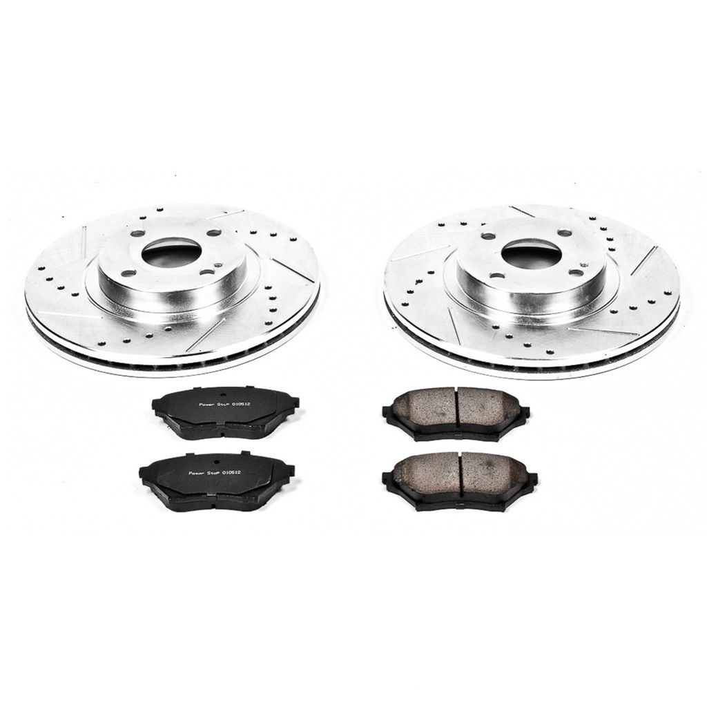 Z23 Drilled and Slotted Brake Rotors and Pads Kit