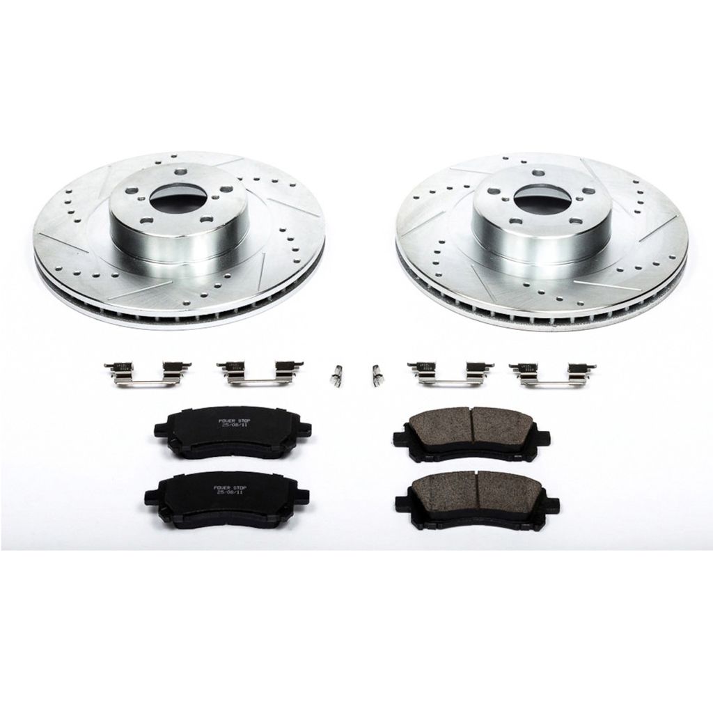 Z23 Drilled and Slotted Brake Rotors and Pads Kit