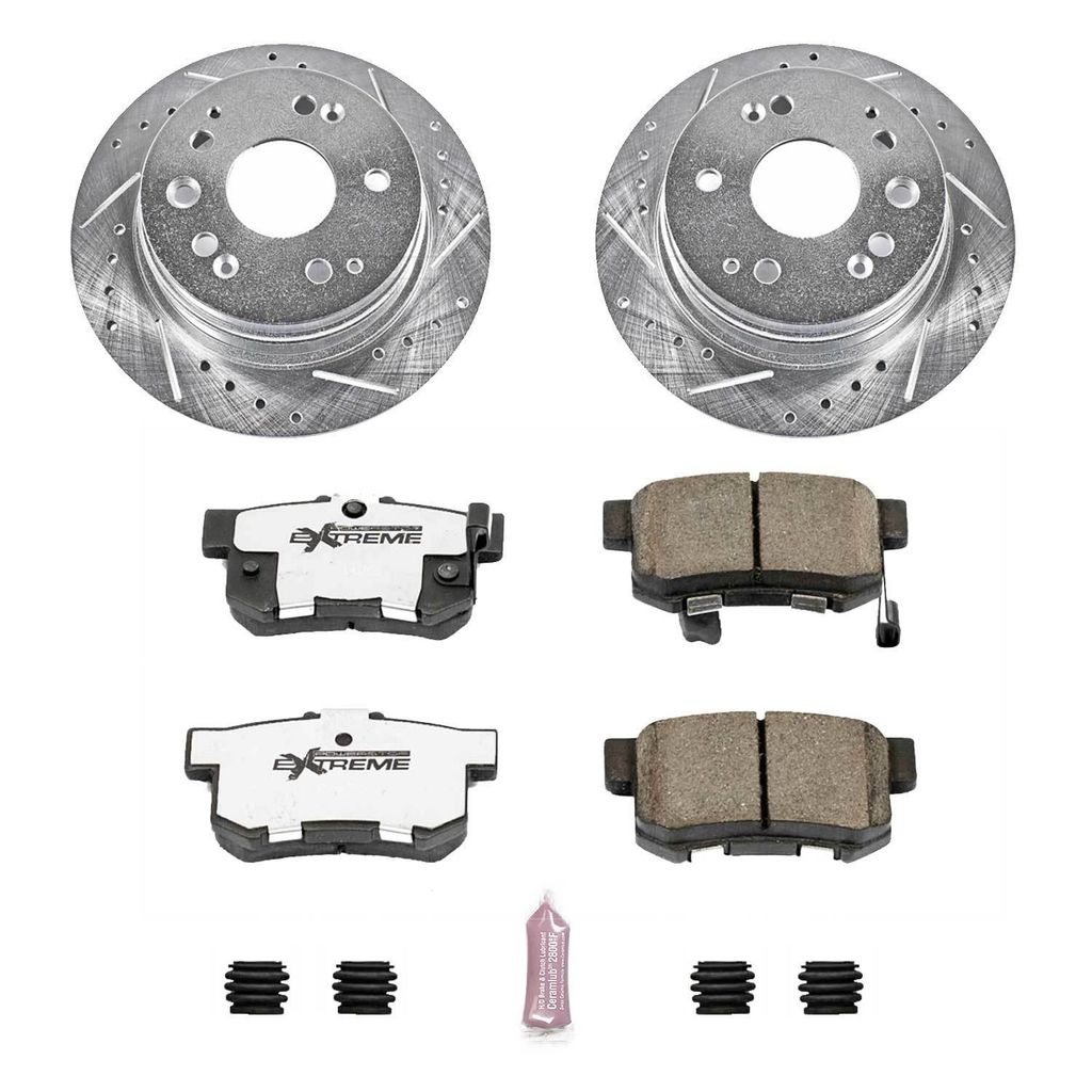 Z26 Drilled and Slotted Brake Rotors and Pads Kit