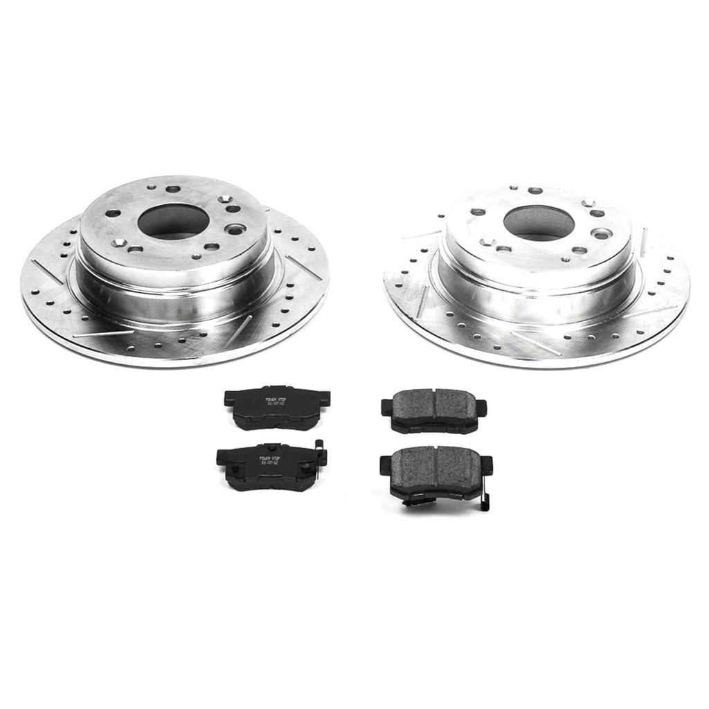 Z23 Drilled and Slotted Brake Rotors and Pads Kit