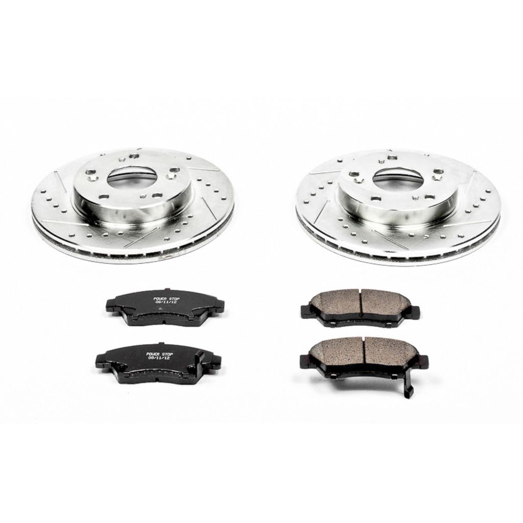 Z23 Drilled and Slotted Brake Rotors and Pads Kit