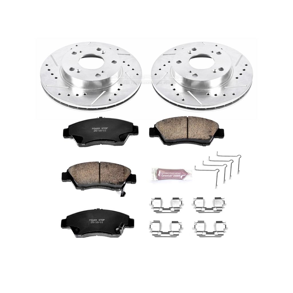 Z23 Drilled and Slotted Brake Rotors and Pads Kit