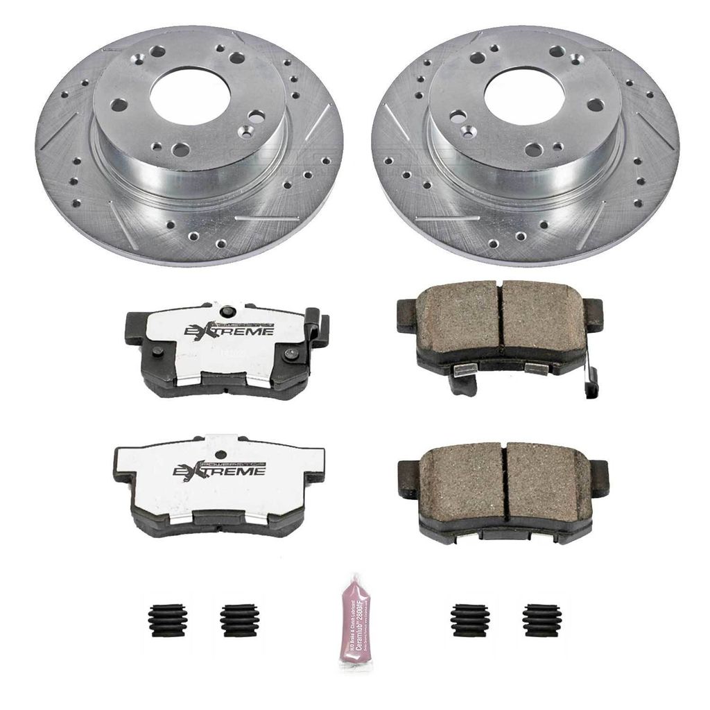 Z26 Drilled and Slotted Brake Rotors and Pads Kit