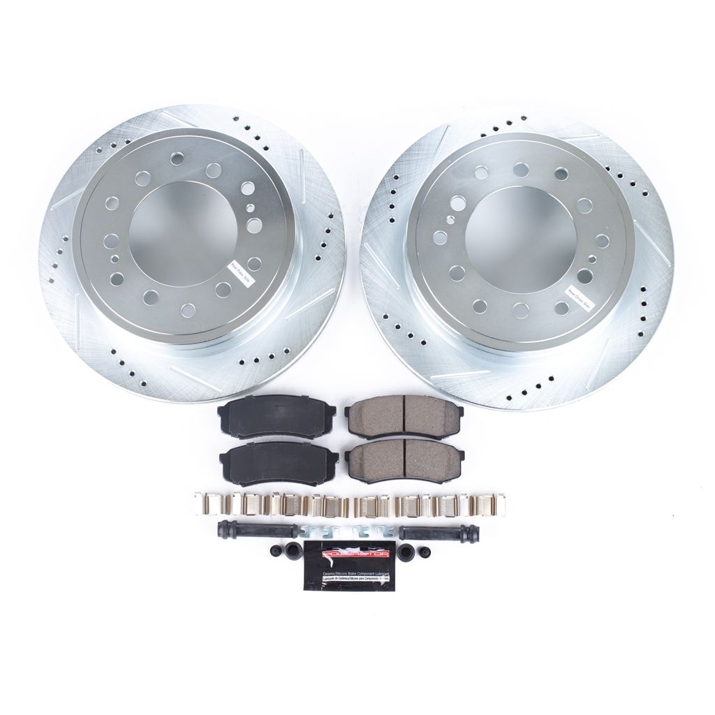 Z23 Drilled and Slotted Brake Rotors and Pads Kit