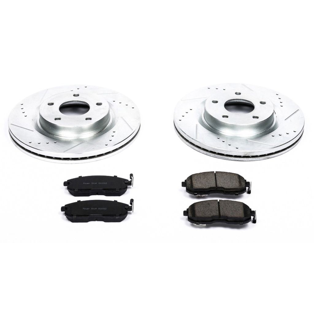 Z23 Drilled and Slotted Brake Rotors and Pads Kit