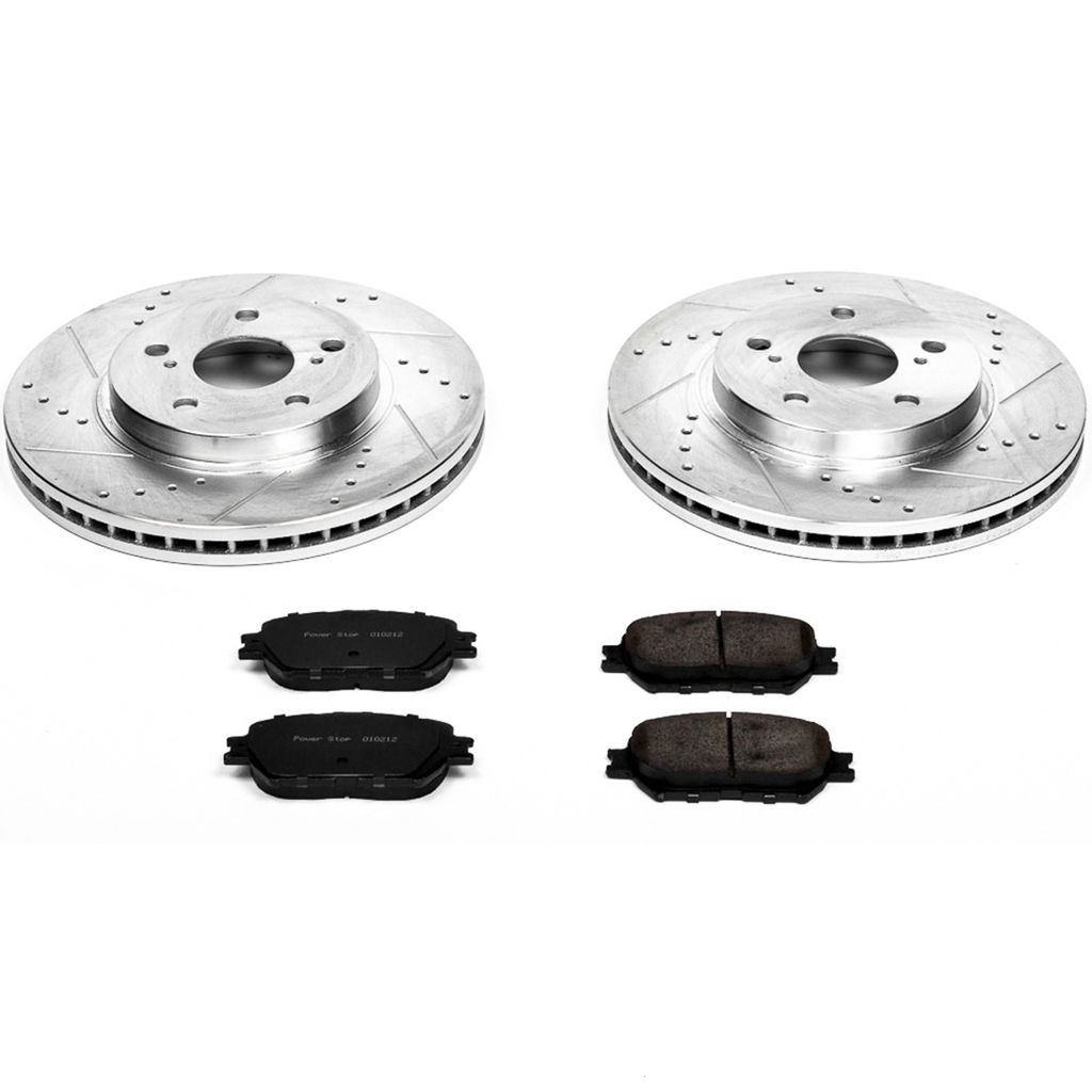 Z23 Drilled and Slotted Brake Rotors and Pads Kit