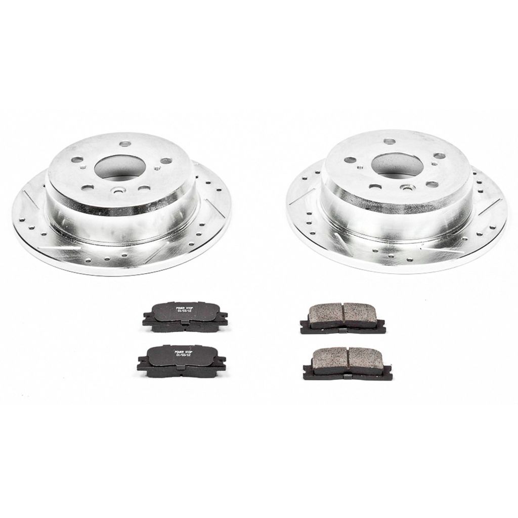Z23 Drilled and Slotted Brake Rotors and Pads Kit