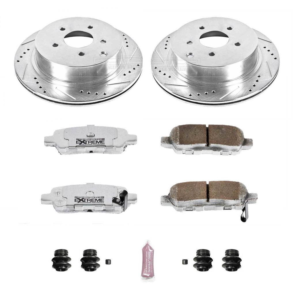 Z26 Drilled and Slotted Brake Rotors and Pads Kit
