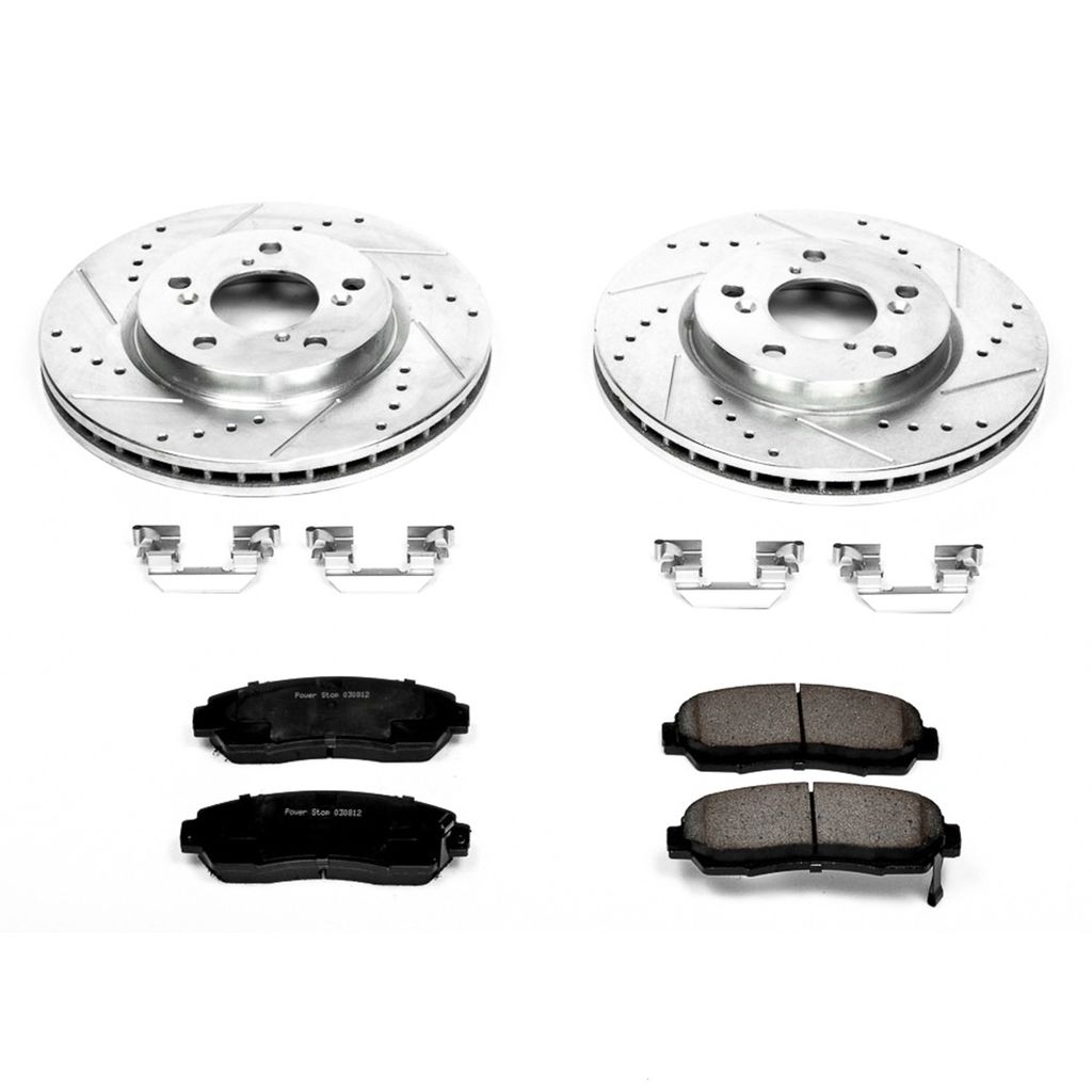 Z23 Drilled and Slotted Brake Rotors and Pads Kit