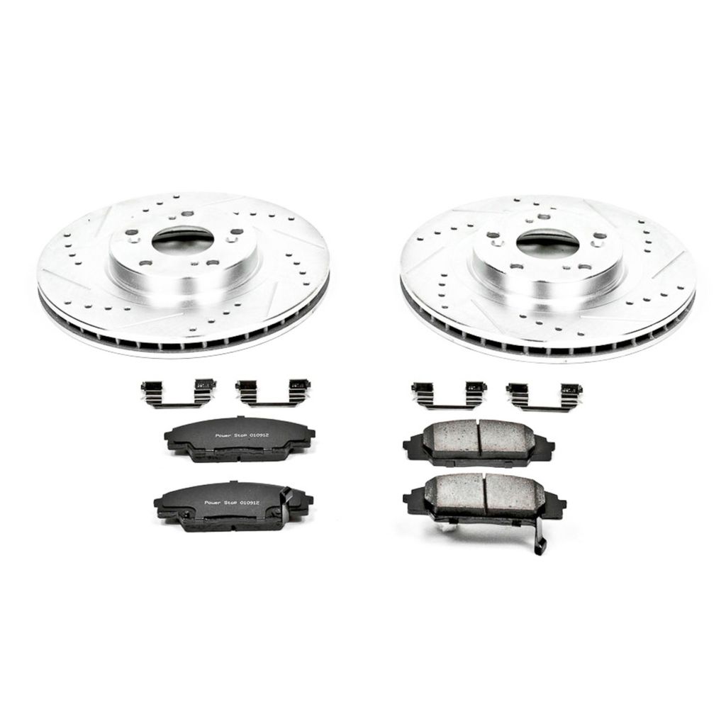 Z23 Drilled and Slotted Brake Rotors and Pads Kit
