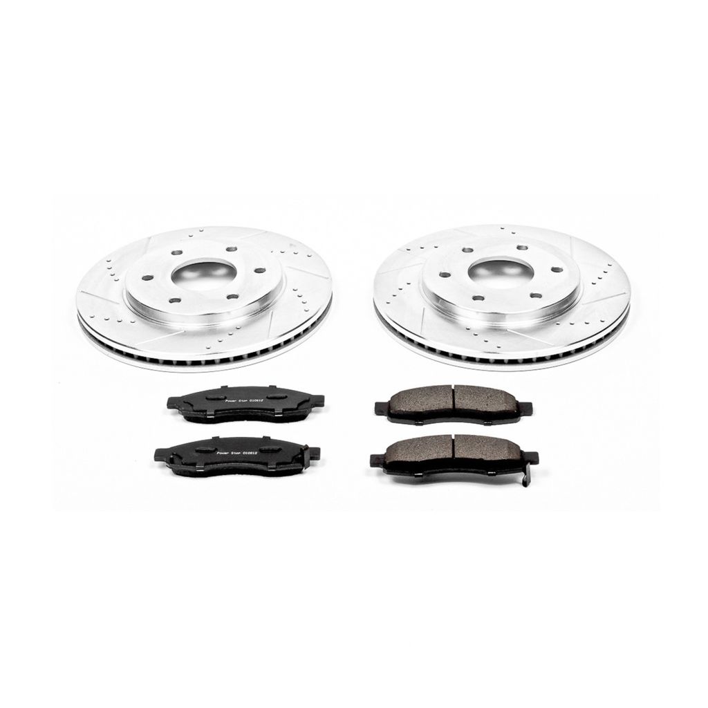 Z23 Drilled and Slotted Brake Rotors and Pads Kit