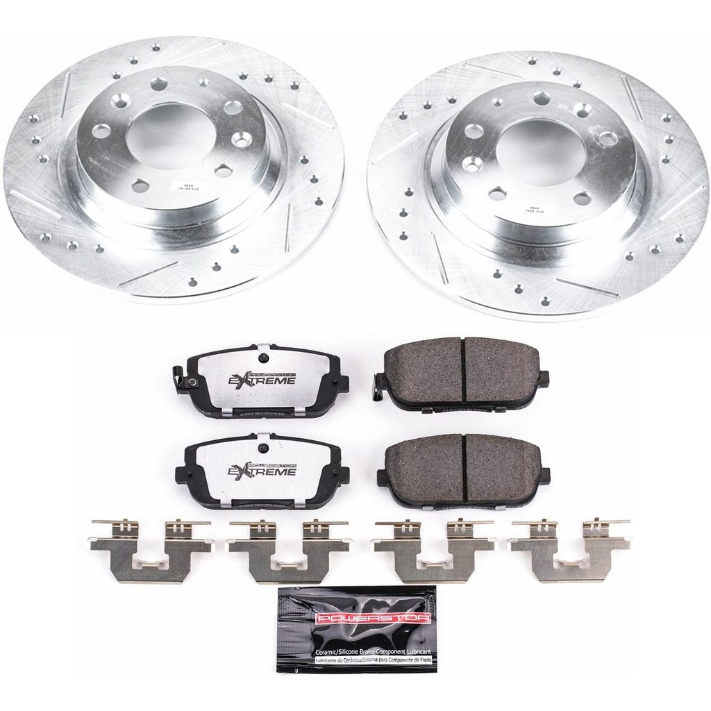 Z26 Drilled and Slotted Brake Rotors and Pads Kit