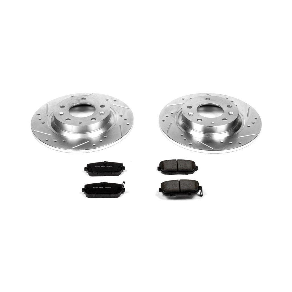 Z23 Drilled and Slotted Brake Rotors and Pads Kit