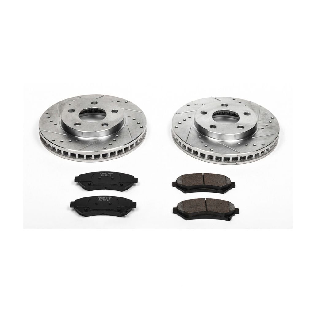 Z23 Drilled and Slotted Brake Rotors and Pads Kit