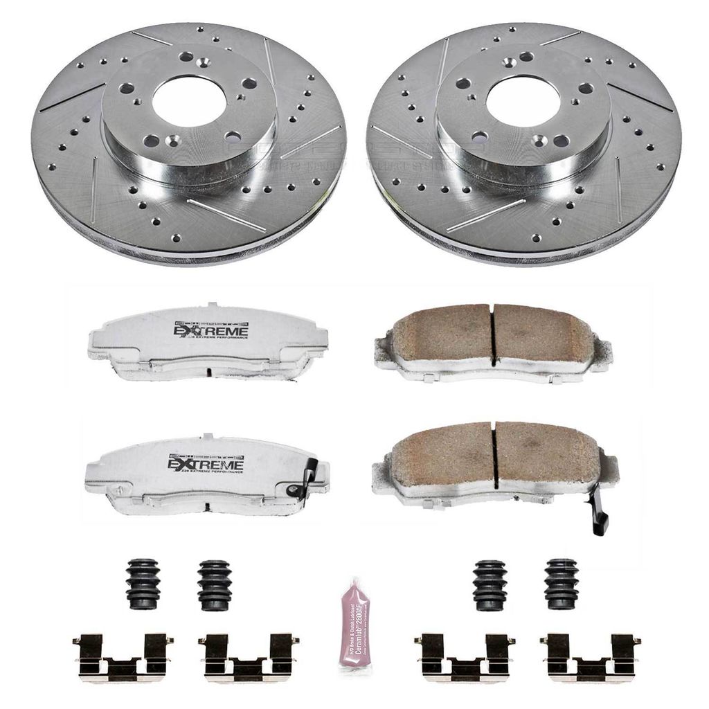 Z26 Drilled and Slotted Brake Rotors and Pads Kit