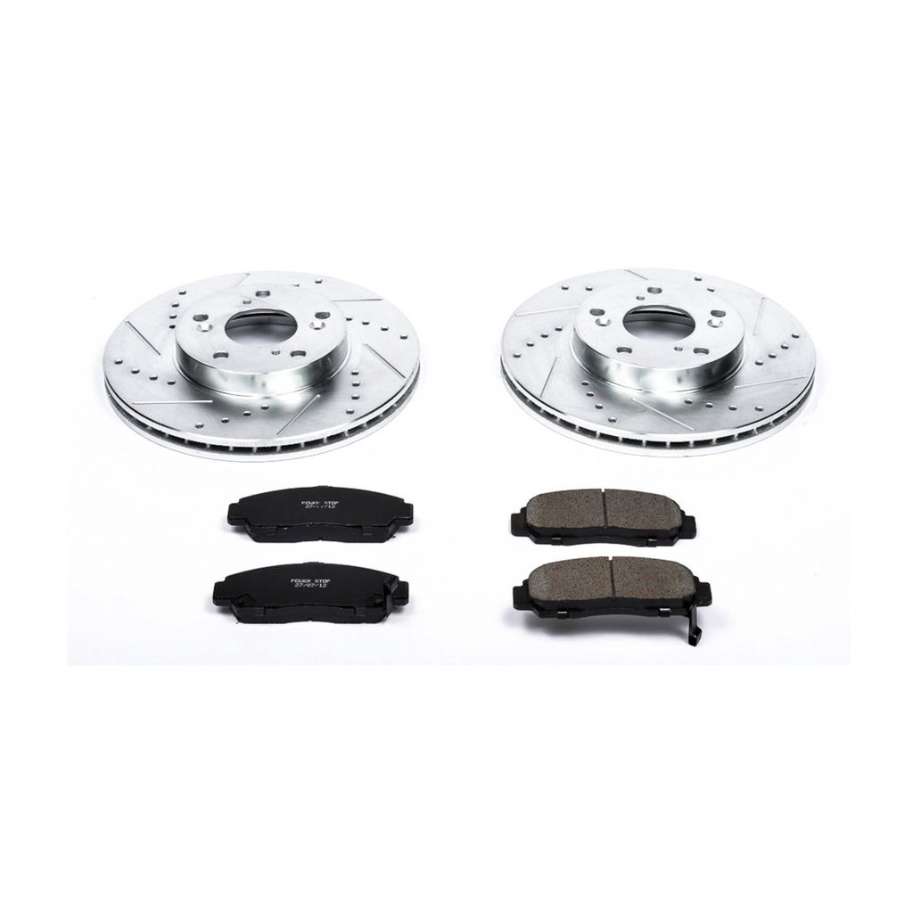 Z23 Drilled and Slotted Brake Rotors and Pads Kit