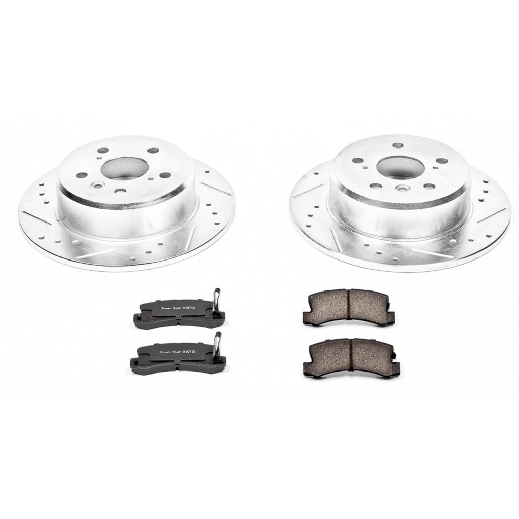 Z23 Drilled and Slotted Brake Rotors and Pads Kit