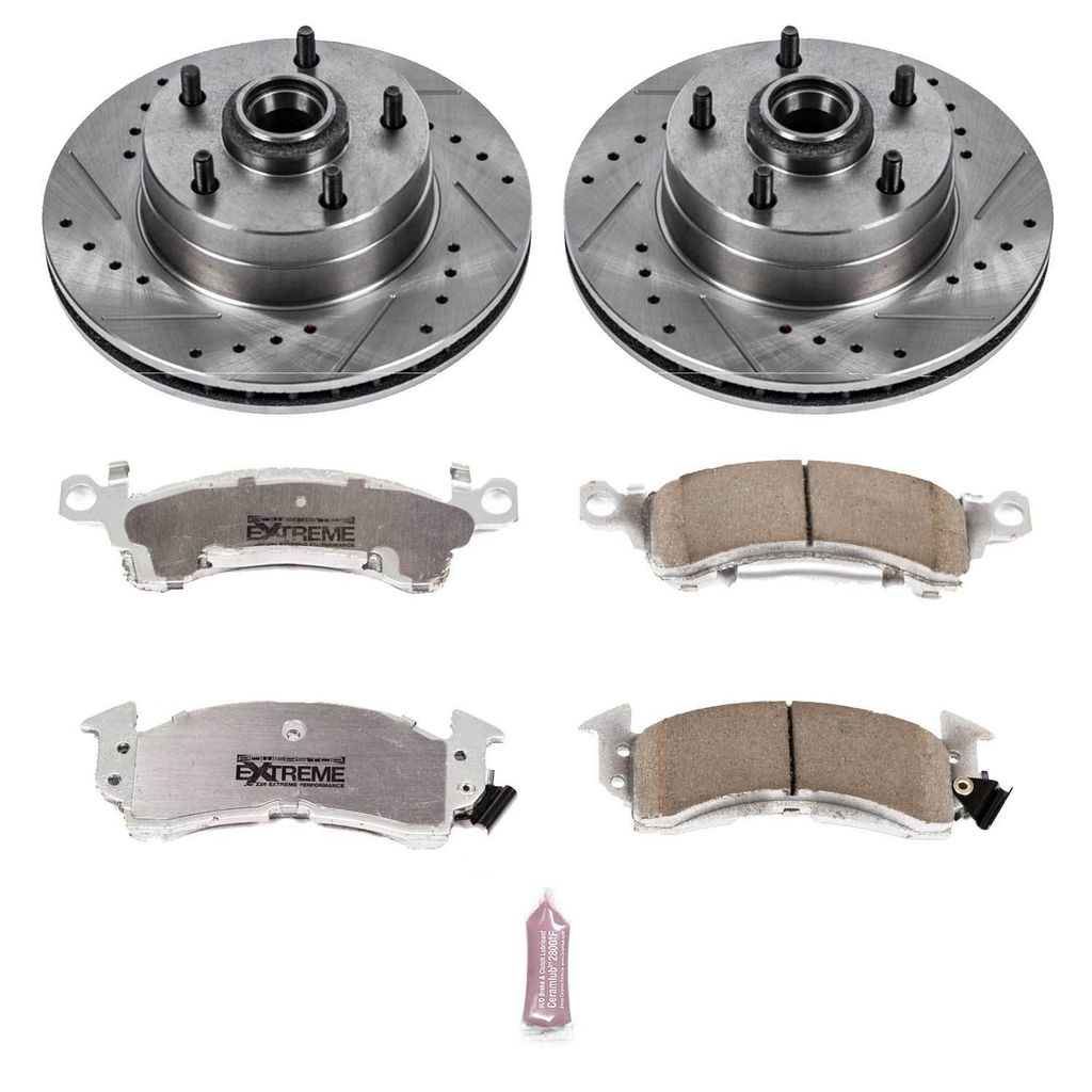 Z26 Drilled and Slotted Brake Rotors and Pads Kit