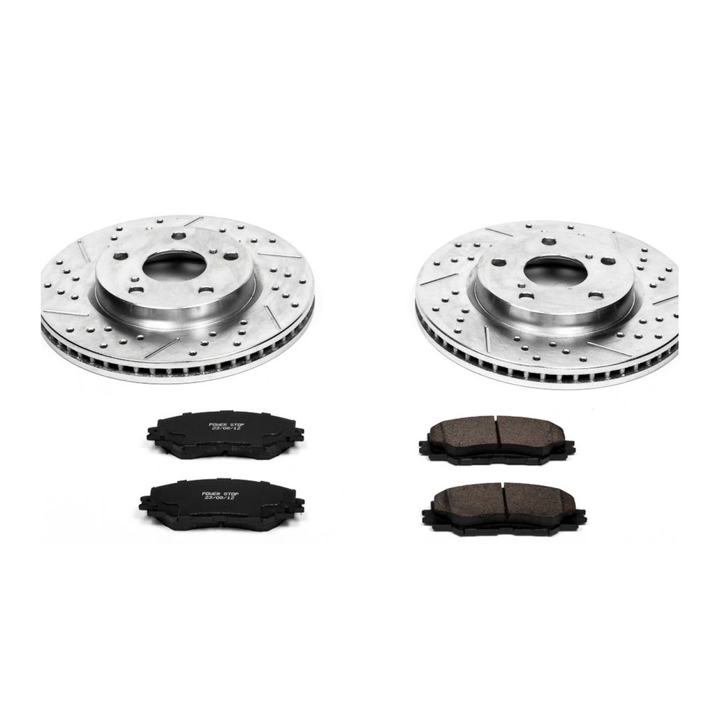Z23 Drilled and Slotted Brake Rotors and Pads Kit