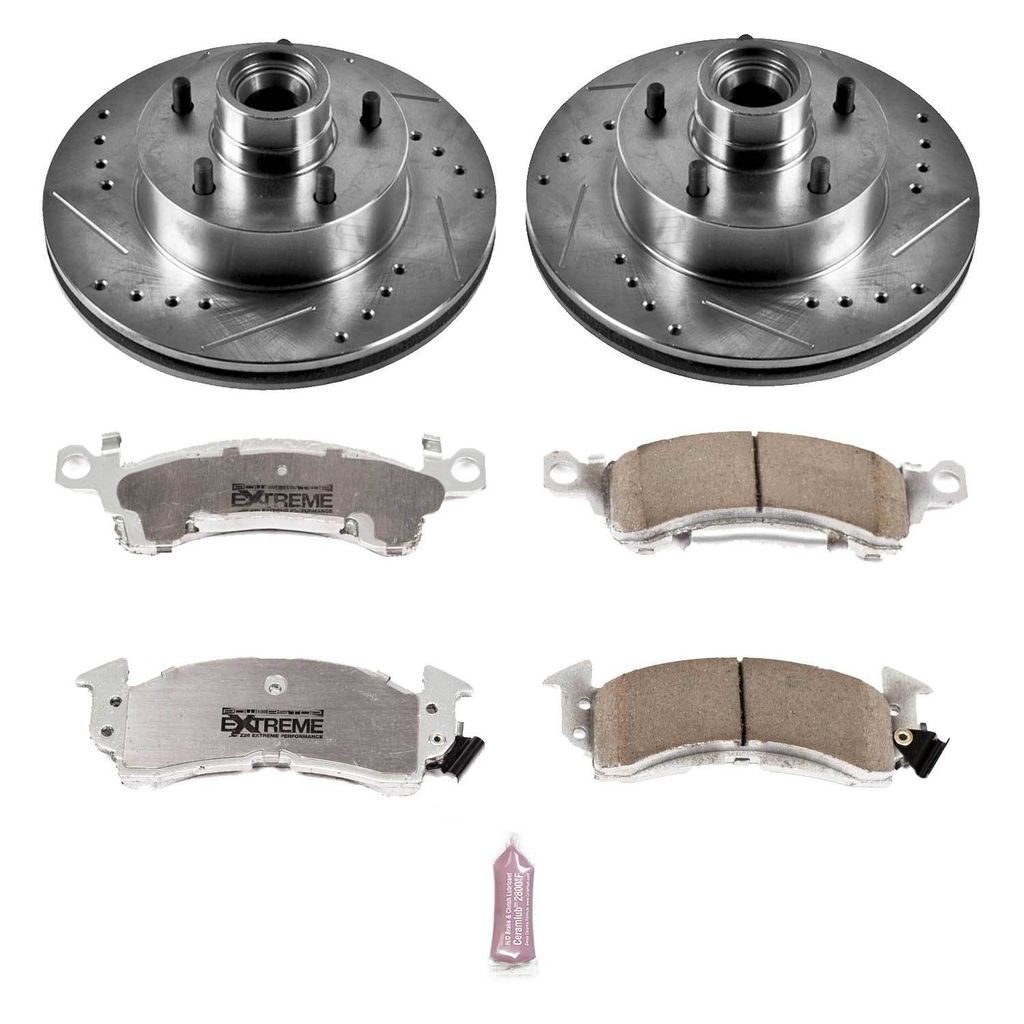 PowerStop K2580-26 - Z26 Drilled and Slotted Brake Rotors and Pads Kit