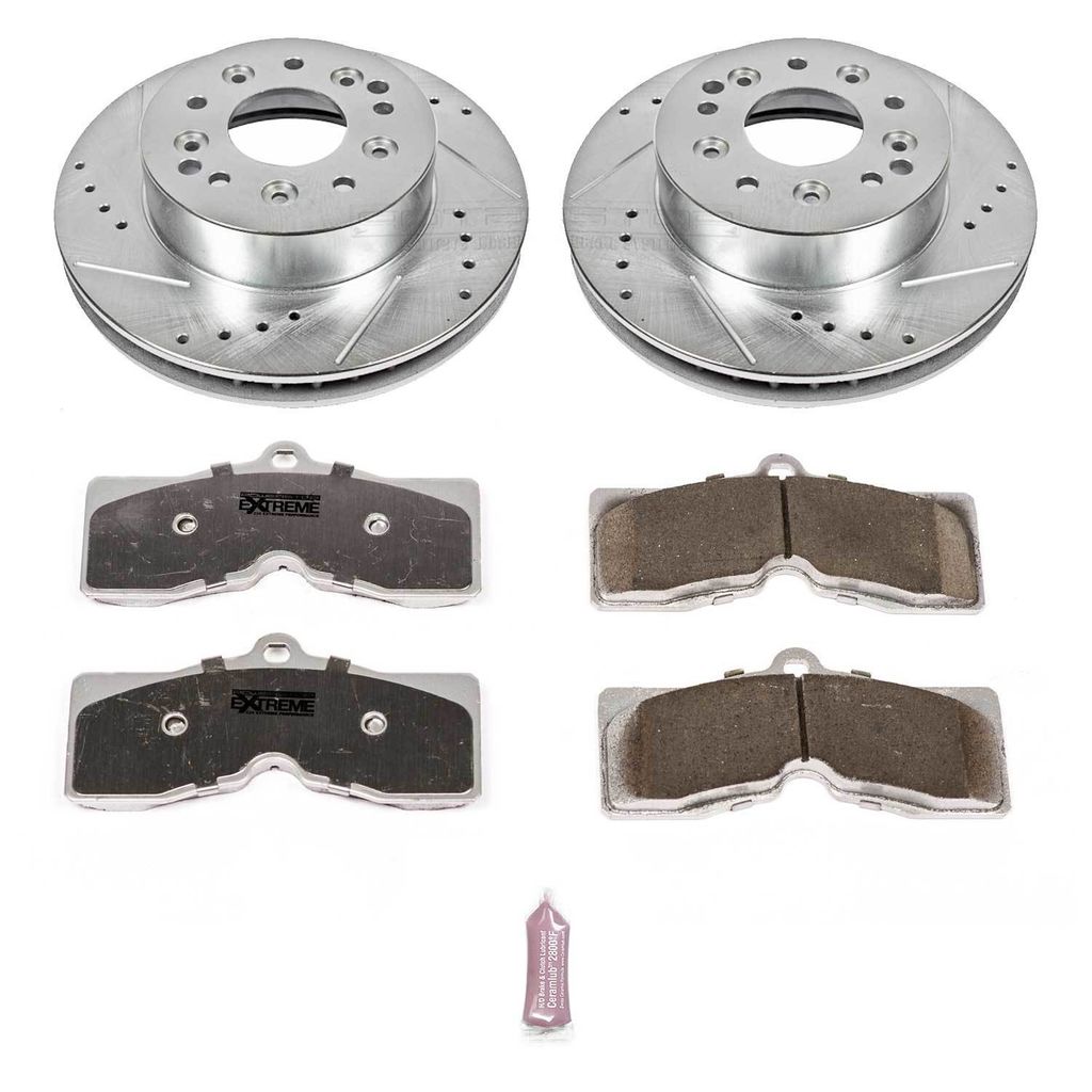 Z26 Drilled and Slotted Brake Rotors and Pads Kit