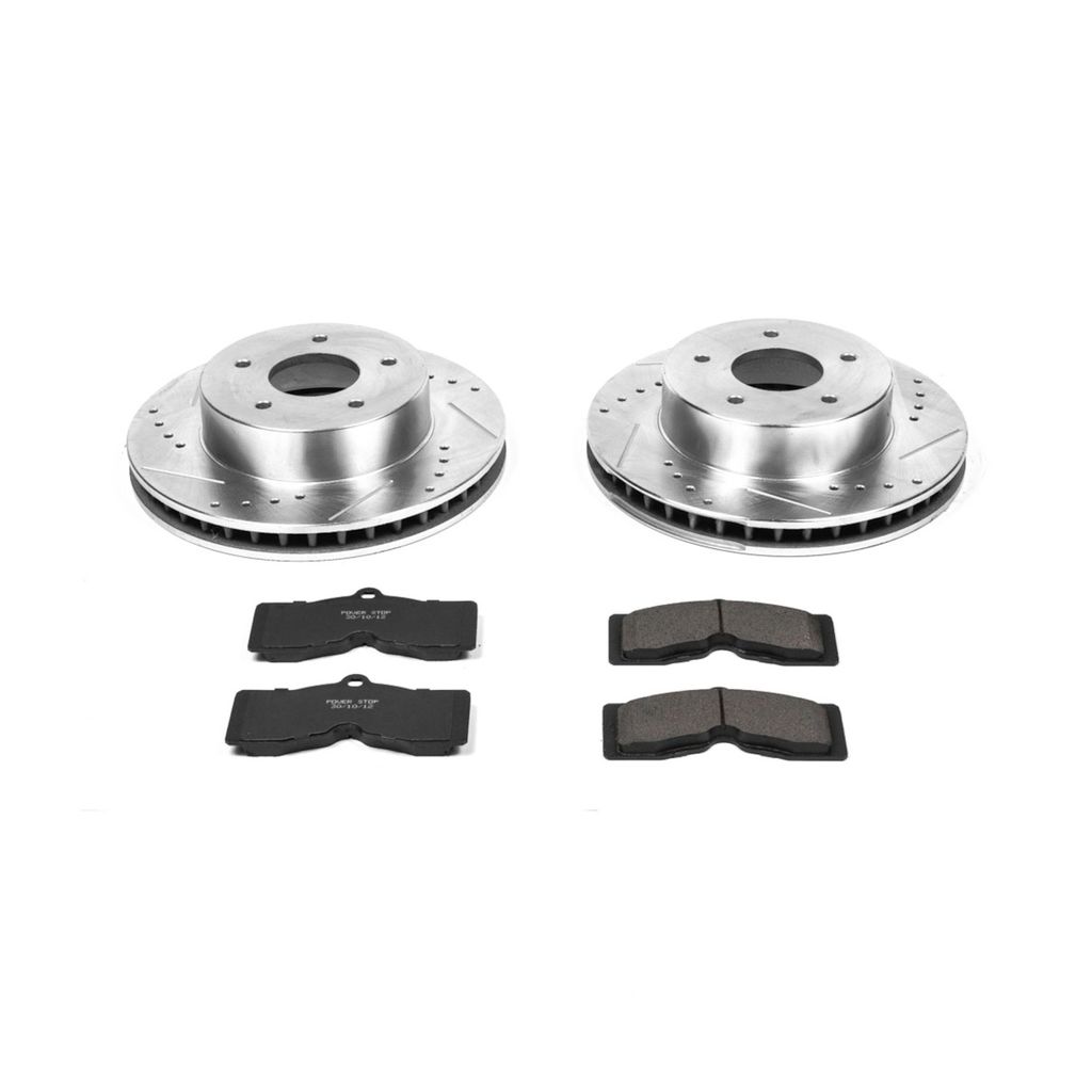 Z23 Drilled and Slotted Brake Rotors and Pads Kit