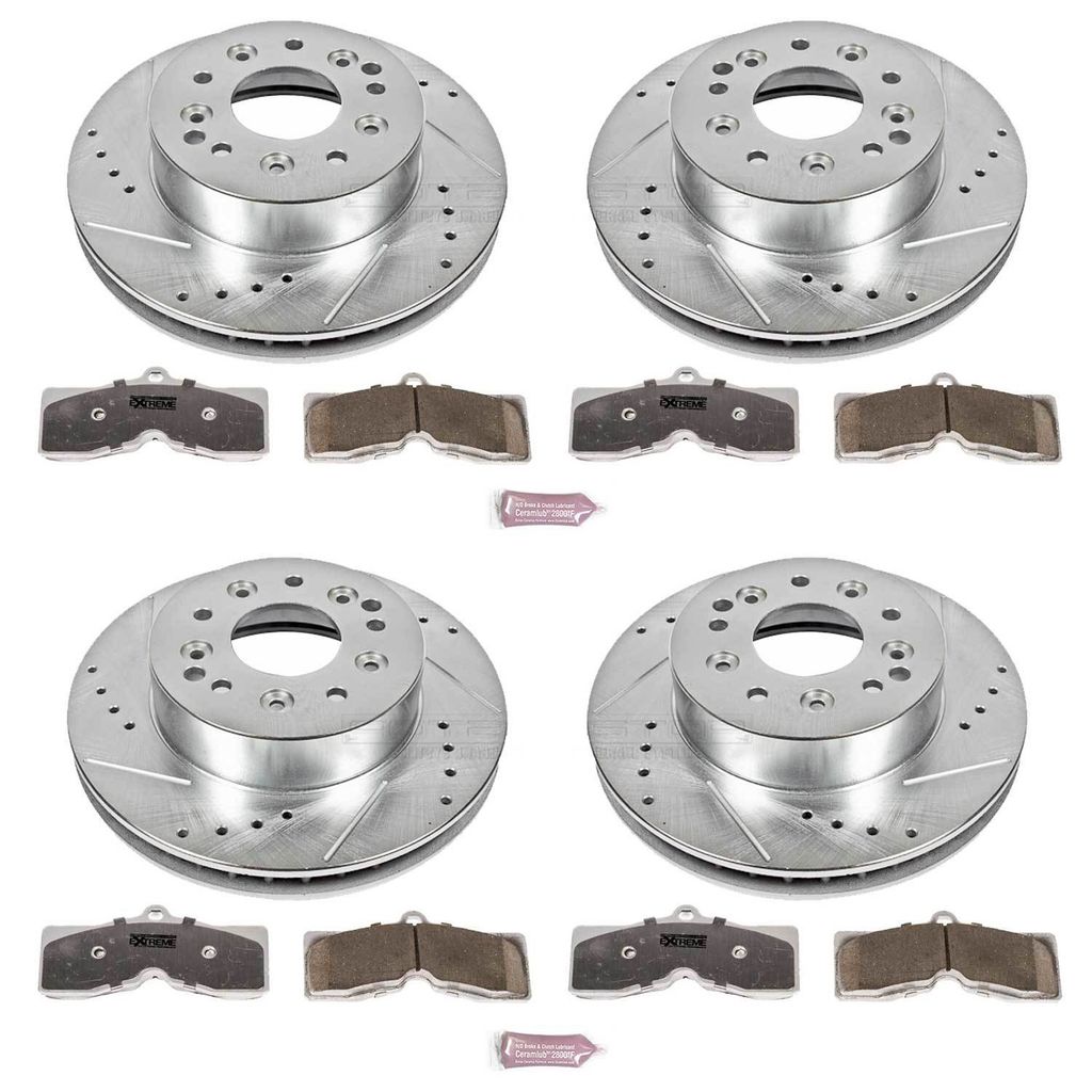 PowerStop K2769-26 - Z26 Drilled and Slotted Brake Rotors and Pads Kit