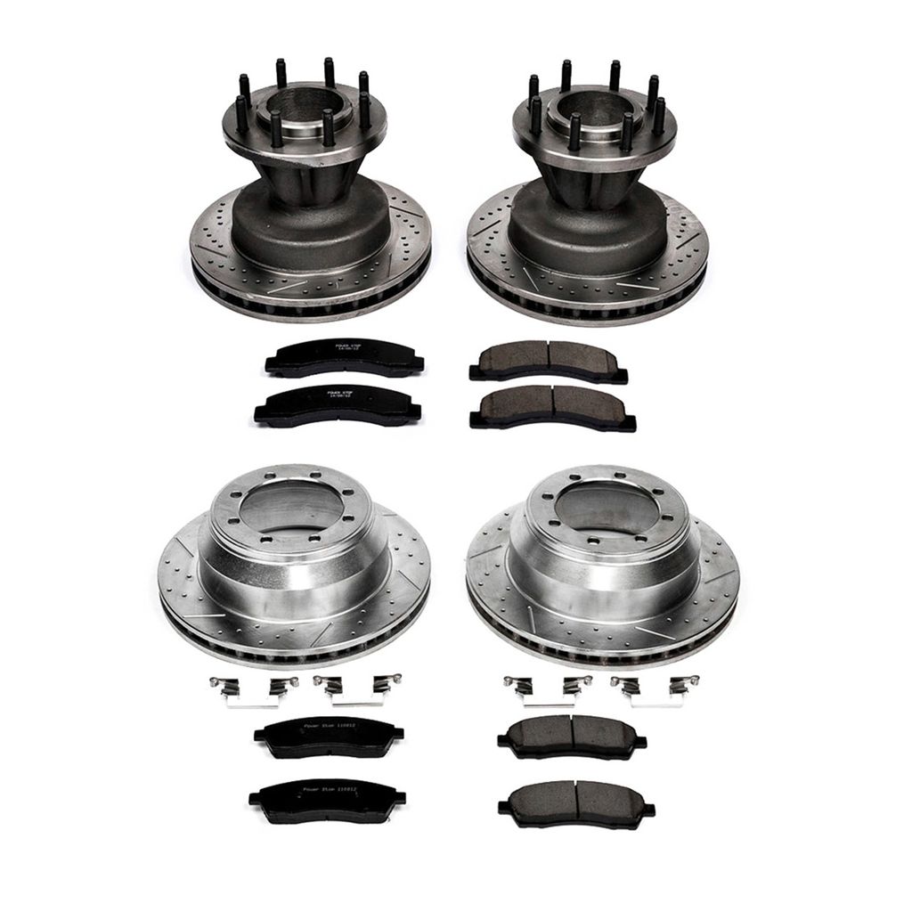 PowerStop K2868 - Z23 Drilled and Slotted Brake Rotors and Pads Kit