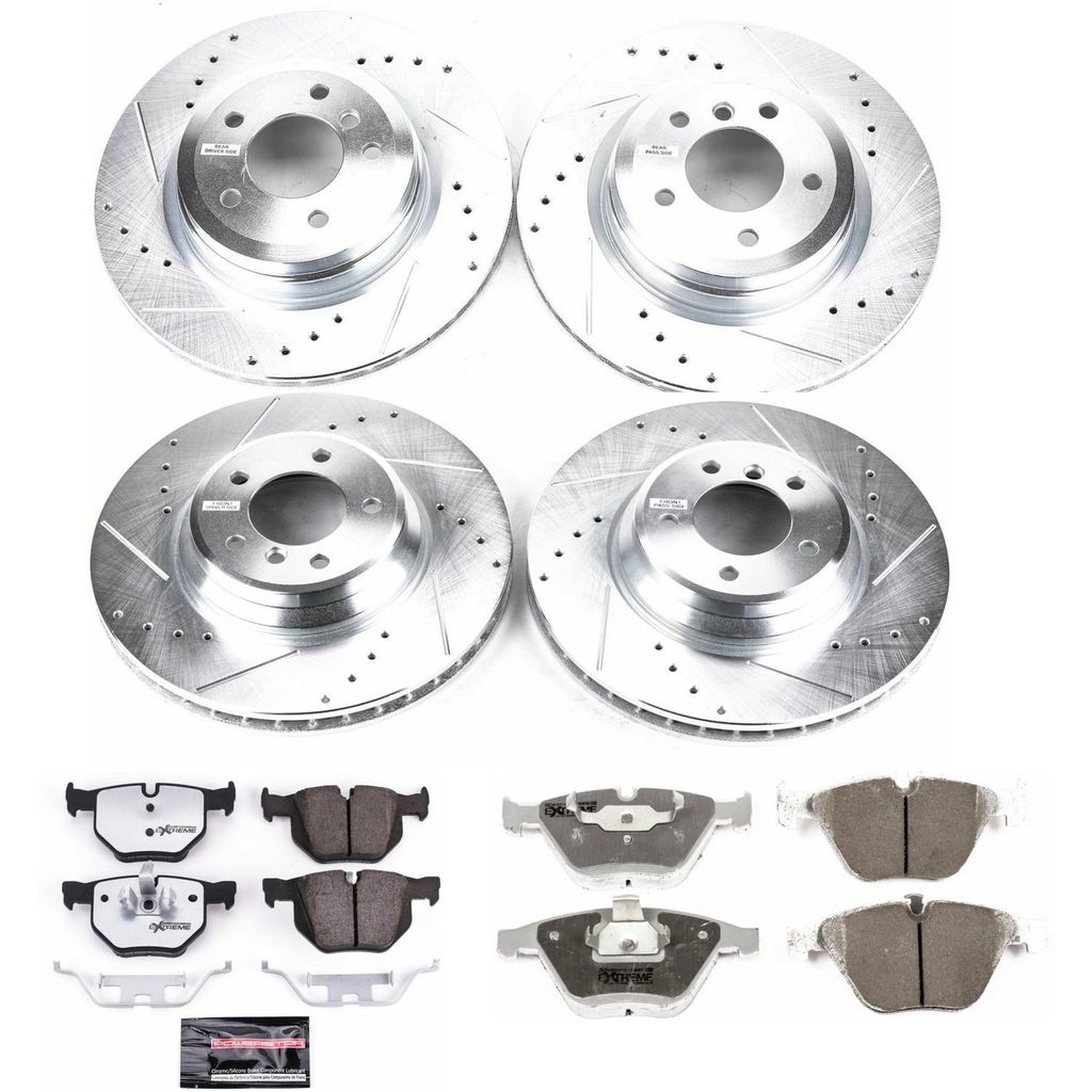 PowerStop K2883-26 - Z26 Drilled and Slotted Brake Rotors and Pads Kit