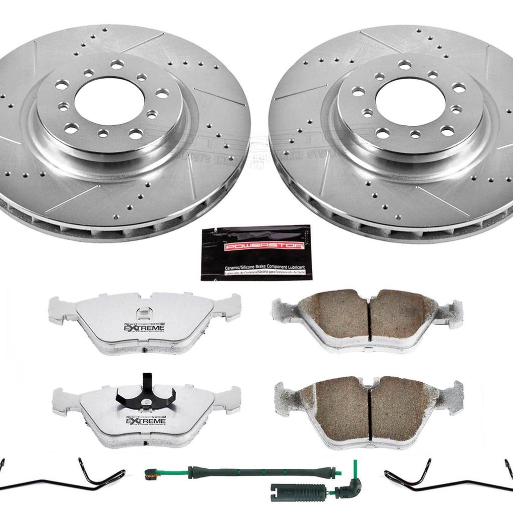 Z26 Drilled and Slotted Brake Rotors and Pads Kit