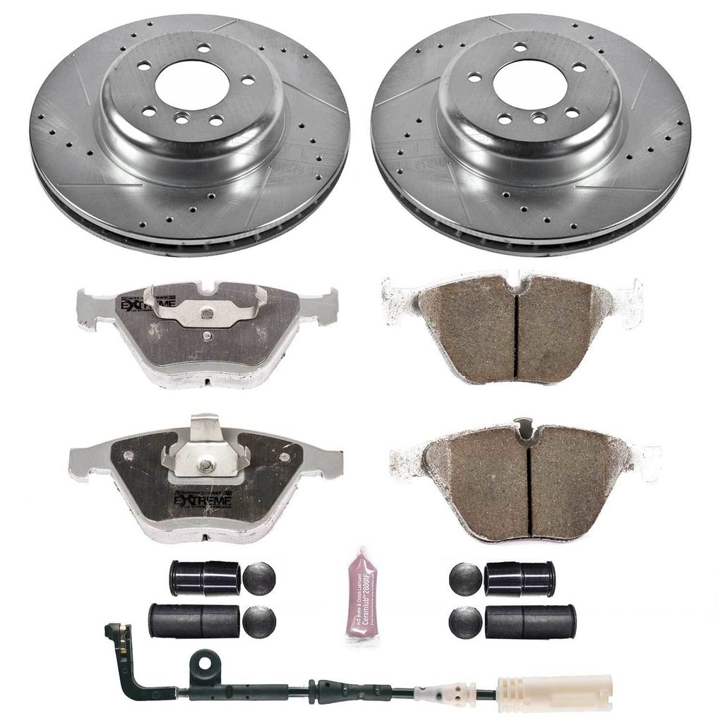 Z26 Drilled and Slotted Brake Rotors and Pads Kit