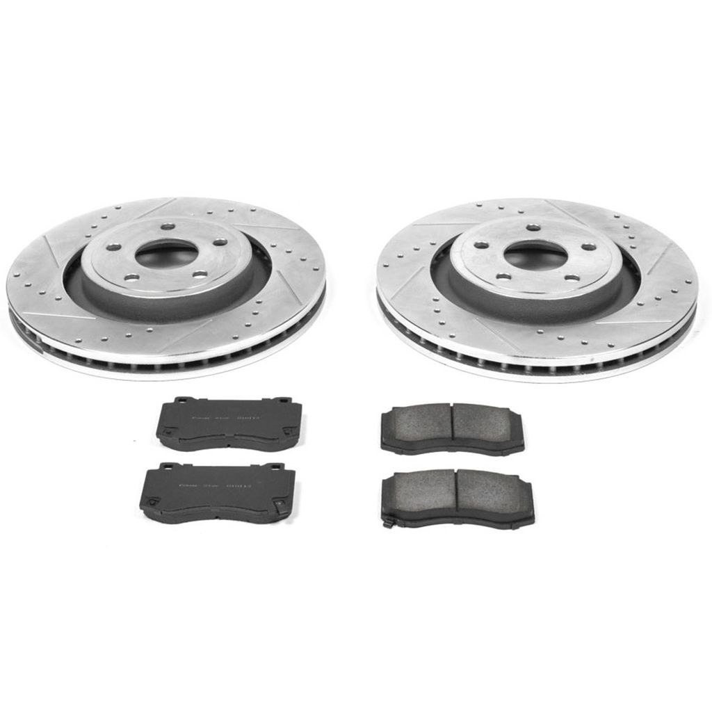 Z23 Drilled and Slotted Brake Rotors and Pads Kit