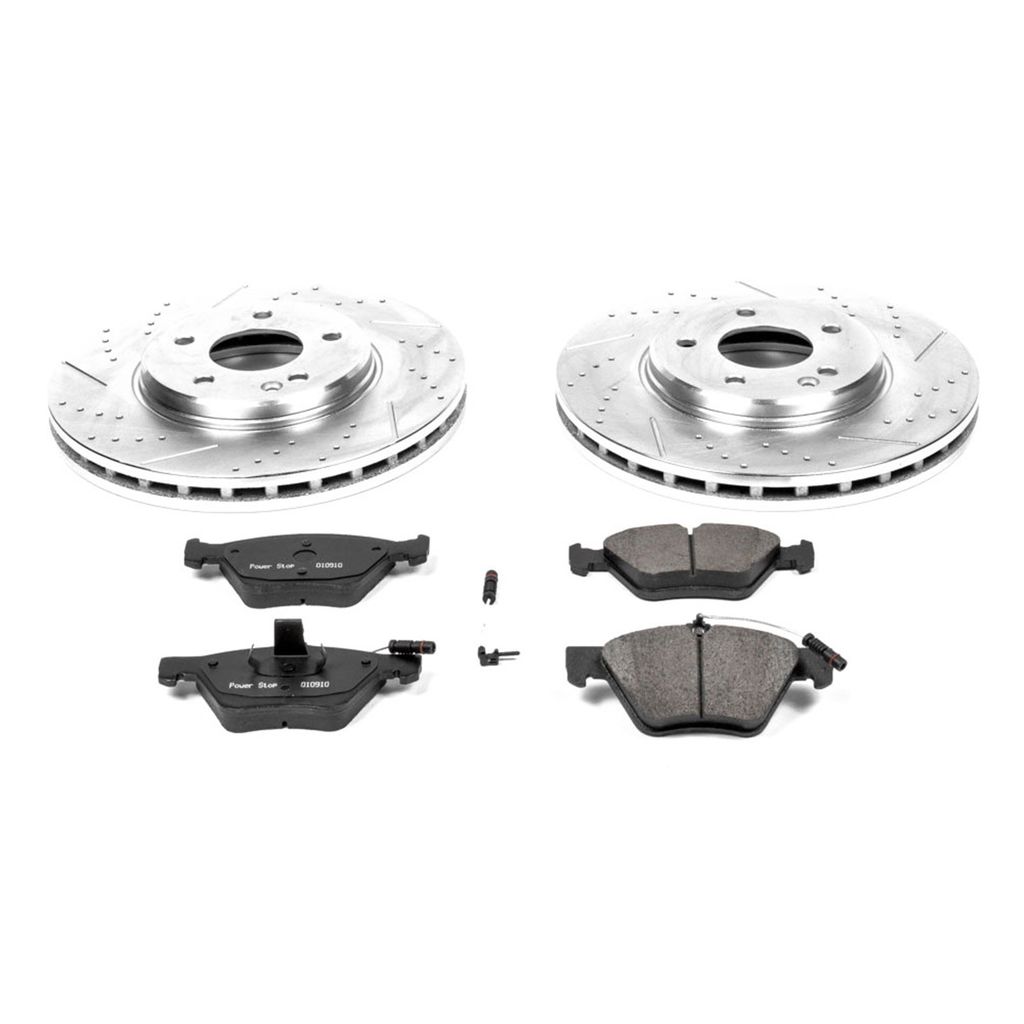 PowerStop K2926 - Z23 Drilled and Slotted Brake Rotors and Pads Kit