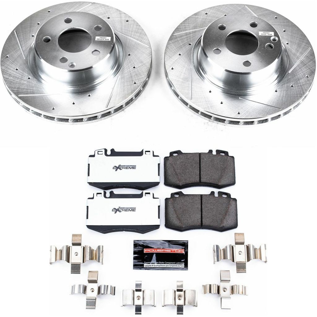 PowerStop K2932-26 - Z26 Drilled and Slotted Brake Rotors and Pads Kit
