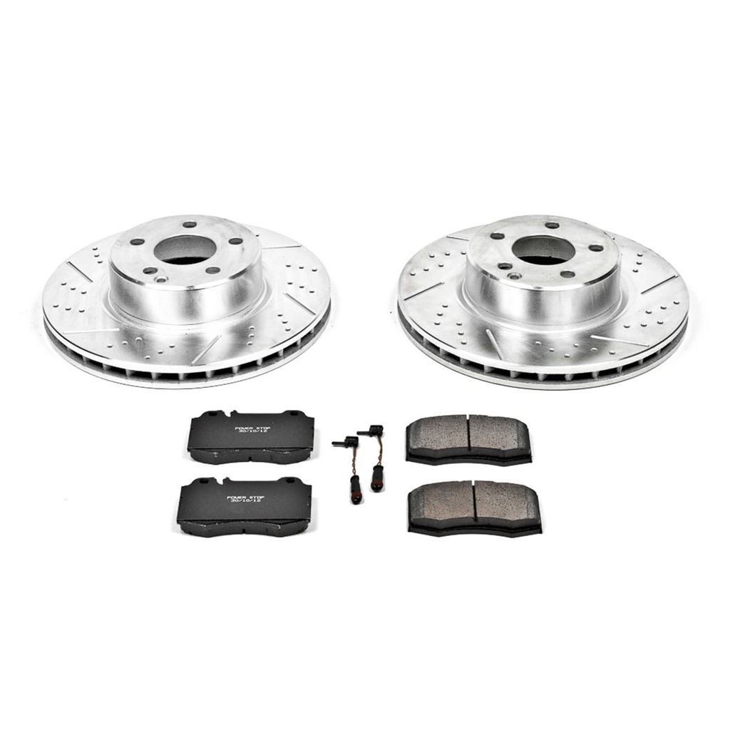 PowerStop K2932 - Z23 Drilled and Slotted Brake Rotors and Pads Kit