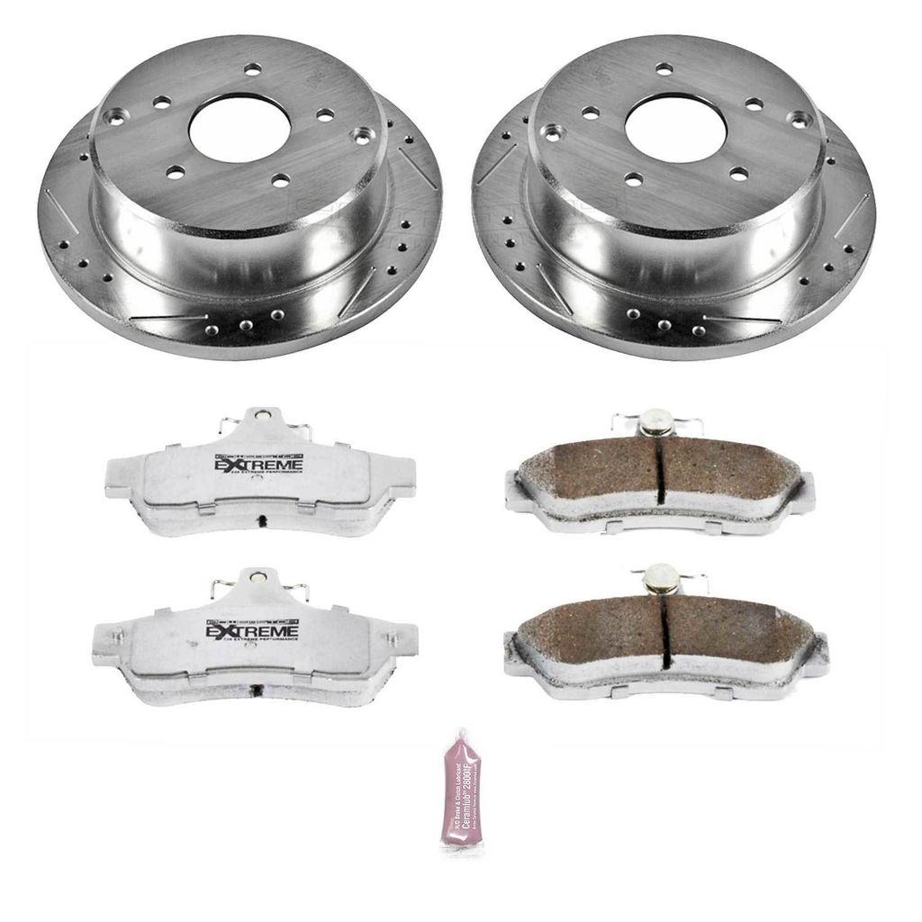 PowerStop K2935-26 - Z26 Drilled and Slotted Brake Rotors and Pads Kit